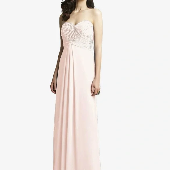 Dessy Collection Dresses | Dessy Collection Bridesmaid Dress (Blush) | Color: Pink/Tan | Size: 4 | Annie1316'S Closet
